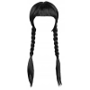 SUKIENKA WEDNESDAY ADDAMS PERUKA STRÓJ NA BAL PRZEBIERAŃCÓW + BALON