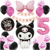 ZESTAW BALONÓW KUROMI SANRIO MY MELODY BALON CYFRA 5