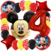 ZESTAW BALONÓW MICKEY 4 URODZINY