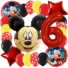 ZESTAW BALONÓW MICKEY 6 URODZINY