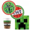 ZESTAW URODZINOWY MINECRAFT BALONY TALERZYKI KUBKI