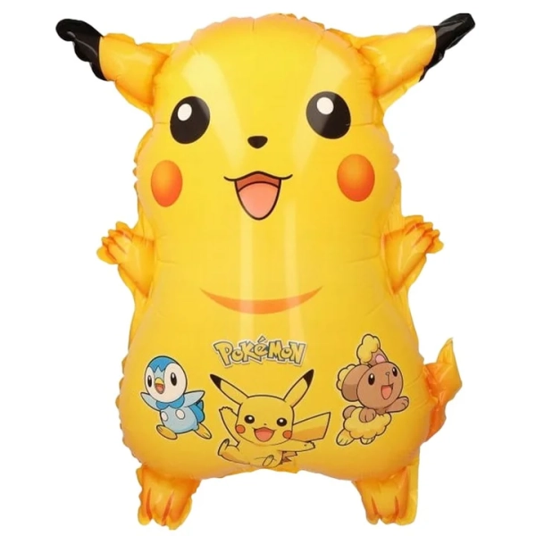 BALONY FOLIOWE POKEMON PIKACHU CYFRA 4