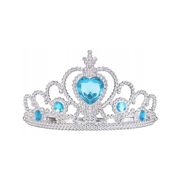 STRÓJ ELSA DODATKI DO STRÓJ KARNAWAŁOWY KRAINA LODU KORONA BERŁO RĘKAWICZKI