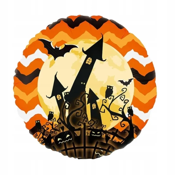 ZESTAW BALONÓW DEKORACJE HALLOWEEN NIETOPERZ BALONY OZDOBY HALLOWEEN PARTY