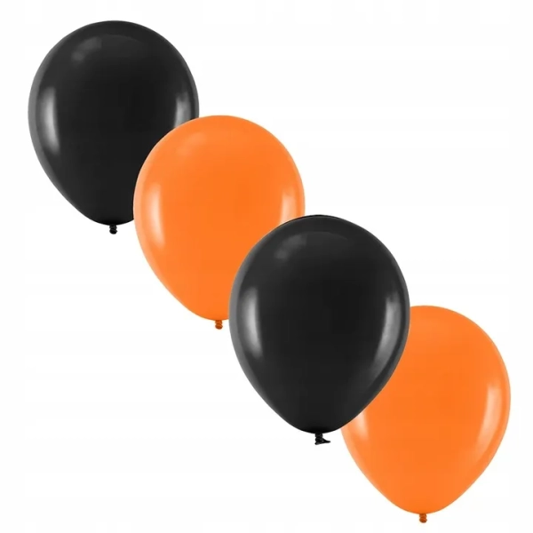 ZESTAW BALONÓW DEKORACJE HALLOWEEN NIETOPERZ BALONY OZDOBY HALLOWEEN PARTY