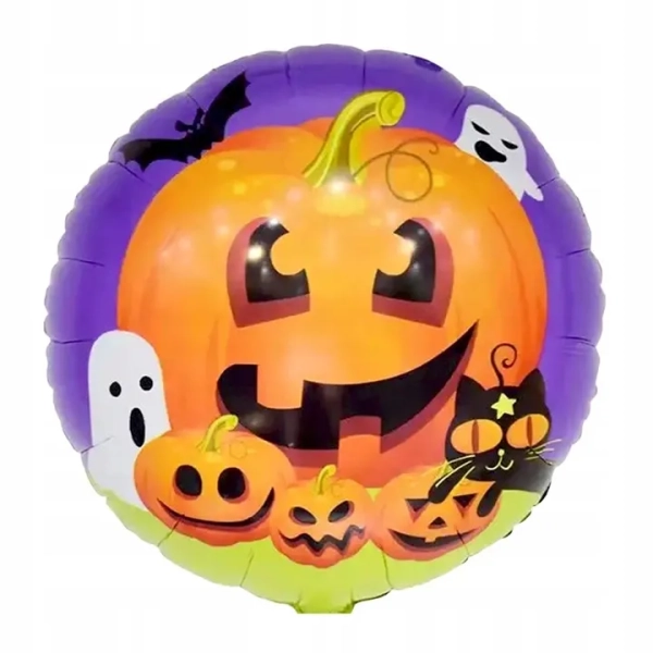 ZESTAW BALONÓW DYNIA DEKORACJE HALLOWEEN