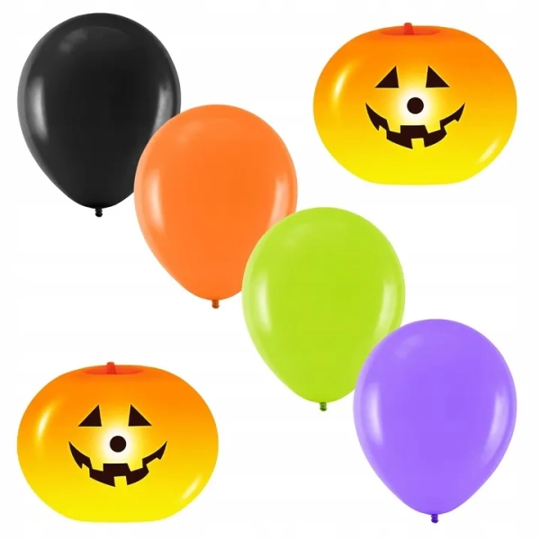 ZESTAW BALONÓW DYNIA DEKORACJE HALLOWEEN