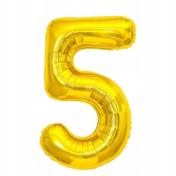 ZESTAW BALONÓW KAPIBARA CYFRA 5