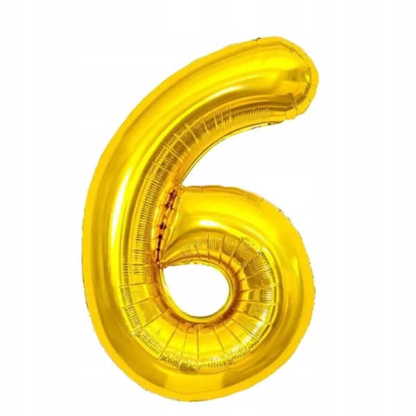 ZESTAW BALONÓW KAPIBARA CYFRA 6