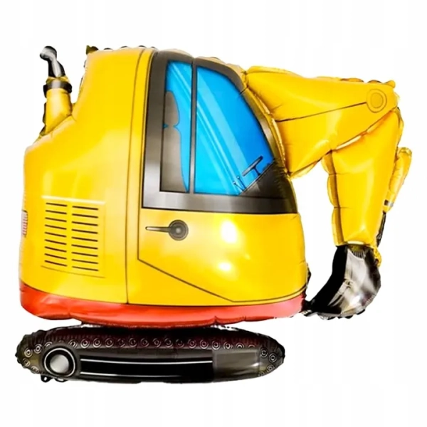 ZESTAW BALONÓW KOPARKA BUDOWNICZY BALON CYFRA 2