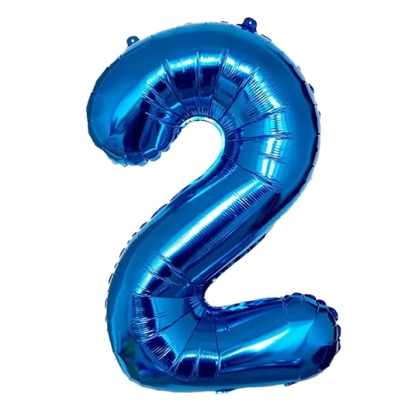 ZESTAW BALONÓW KOPARKA BUDOWNICZY BALON CYFRA 2