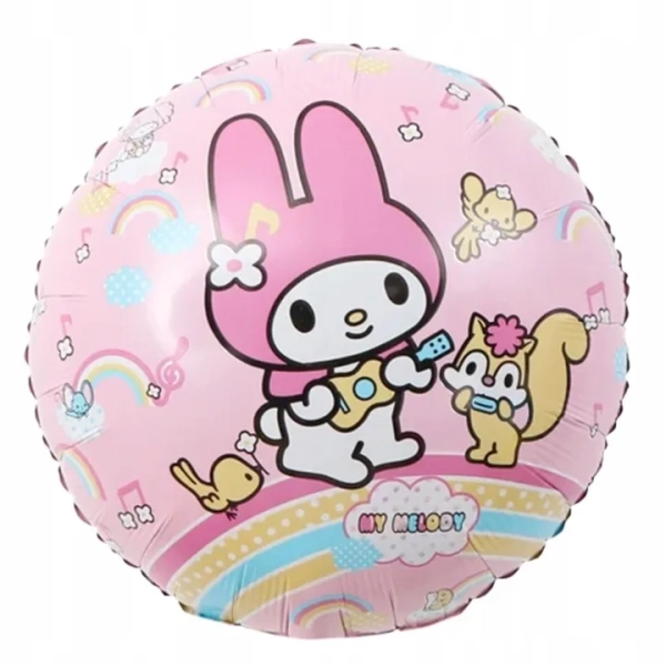 ZESTAW BALONÓW KUROMI BALON CYFRA 6