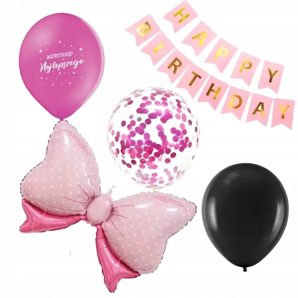 ZESTAW BALONÓW KUROMI SANRIO MY MELODY BALON CYFRA 7