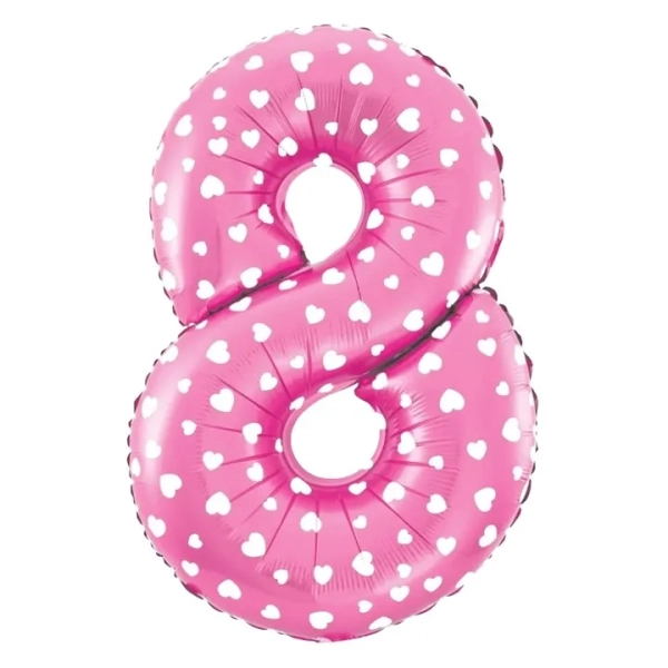 ZESTAW BALONÓW KUROMI BALON CYFRA 8