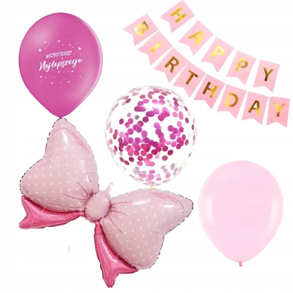 ZESTAW BALONÓW KUROMI BALON CYFRA 8