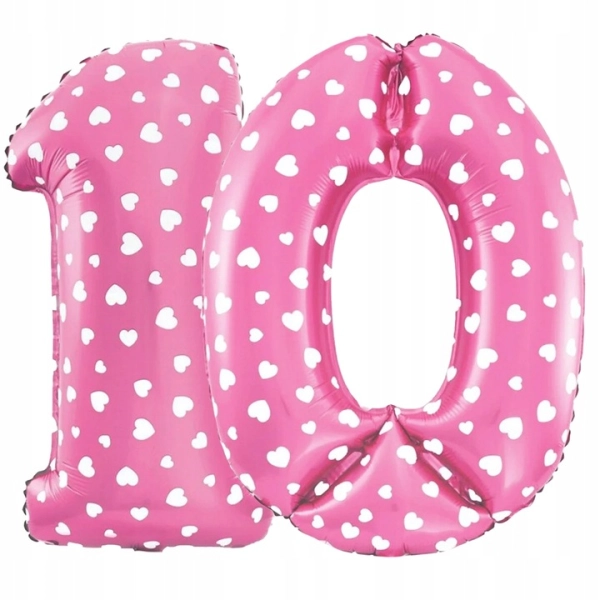 ZESTAW BALONÓW MOTYL MOTYLEK BALON CYFRA 10