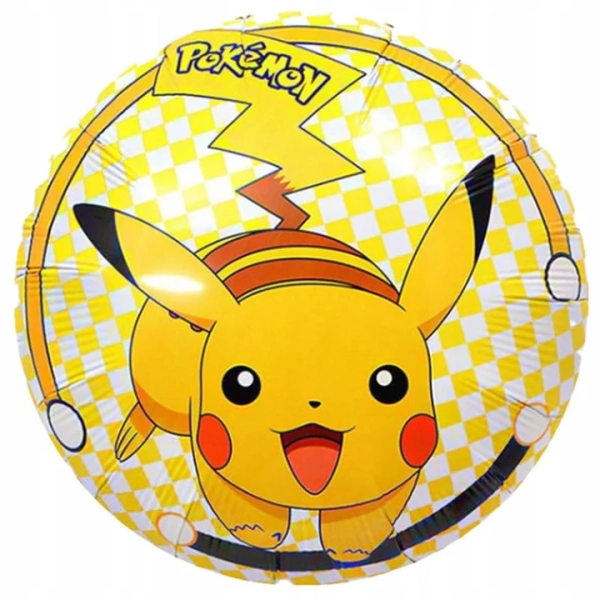 ZESTAW BALONÓW PIKACHU POKEMON CYFRA 4