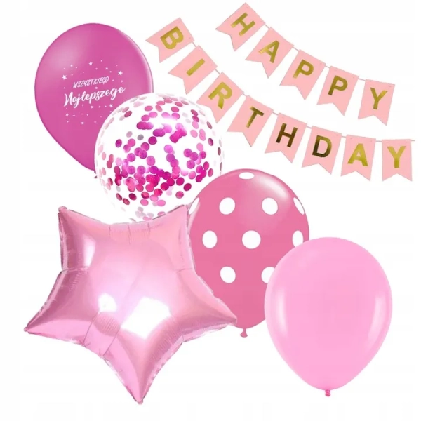 ZESTAW BALONÓW SULA BING CYFRA 4