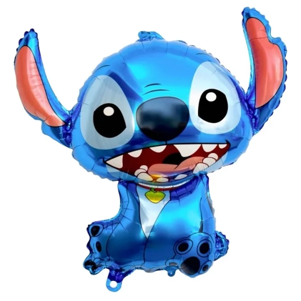 ZESTAW NA URODZINY STITCH & ANGEL BALONY TALERZYKI KUBKI NA URODZINY STICH