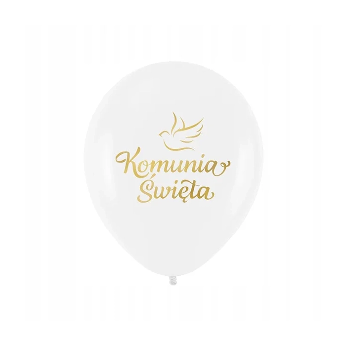 BALONY KOMUNIA ŚWIĘTA ZESTAW DEKORACJI BANER KURTYNA BALONY KOMUNIJNE