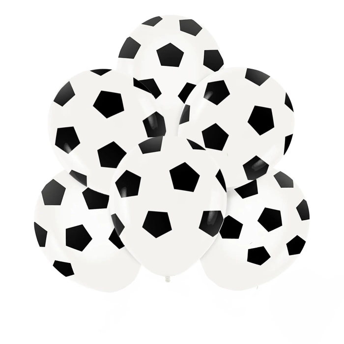 BALONY PIŁKA NOŻNA FOOTBALL ZESTAW 6 SZT