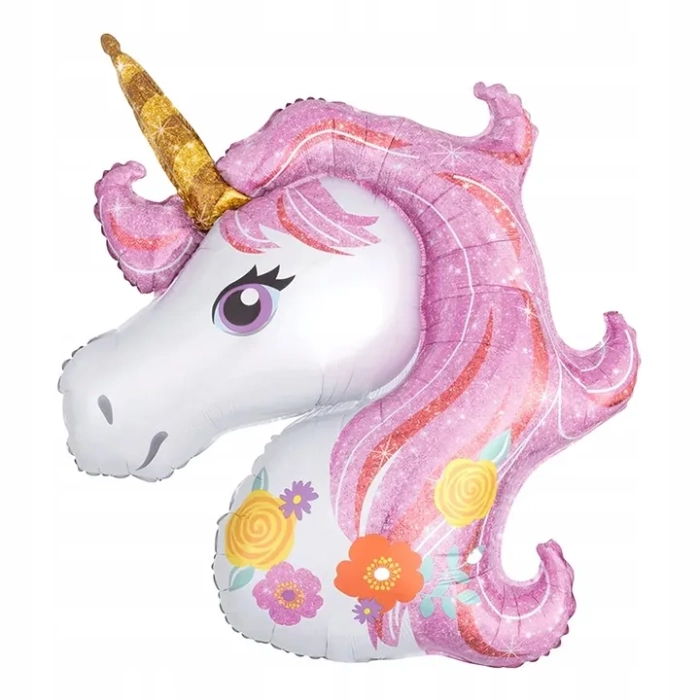 GIRLANDA BALONOWA BALON JEDNOROŻEC PONY CYFRA 7