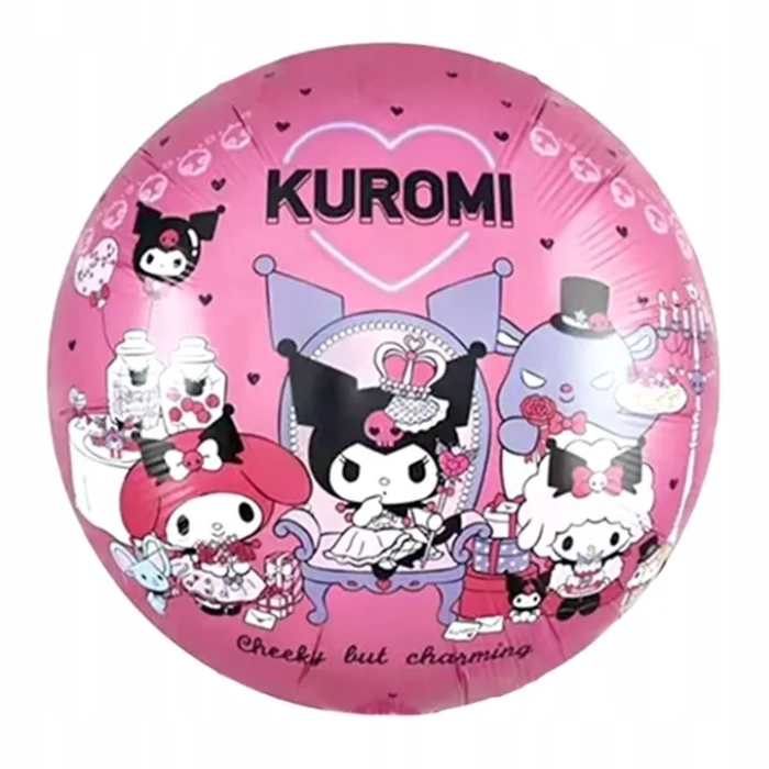 GIRLANDA BALONOWA ZESTAW BALONÓW KUROMI SANRIO BALONY URODZINOWE KUROMI