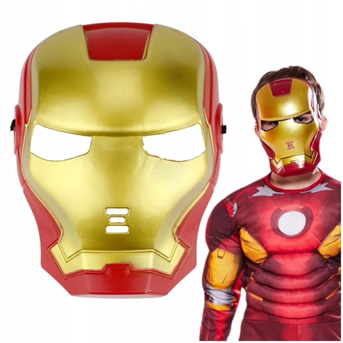 MASKA IRON MAN DODATEK DO STRÓJ NA BAL PRZEBIERAŃCÓW SUPERBOHATER