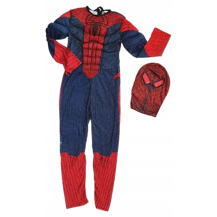 SPIDERMAN STRÓJ PRZEBRANIE MASKA KOSTIUM BAL KARNAWAŁOWY RĘKAWICA