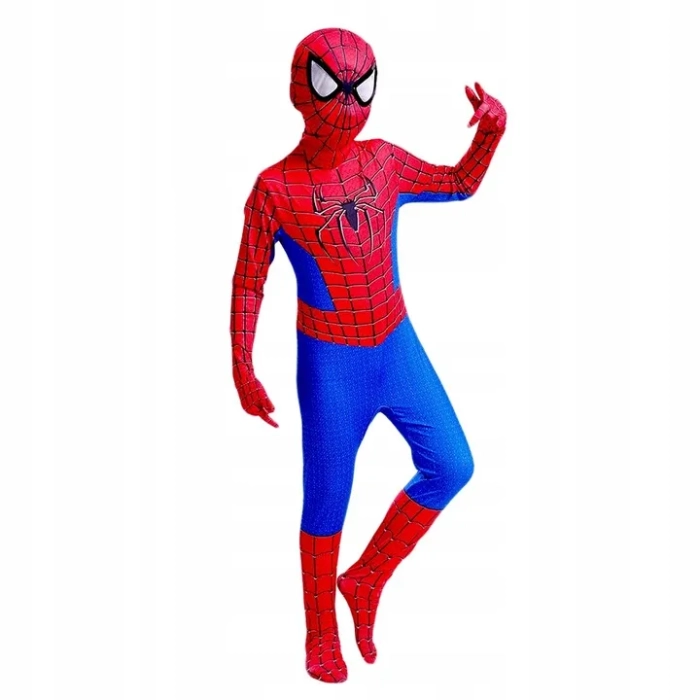 STRÓJ SPIDERMAN KOSTIUM PRZEBRANIE PAJĄK STRÓJ KARNAWAŁOWY SPIDER