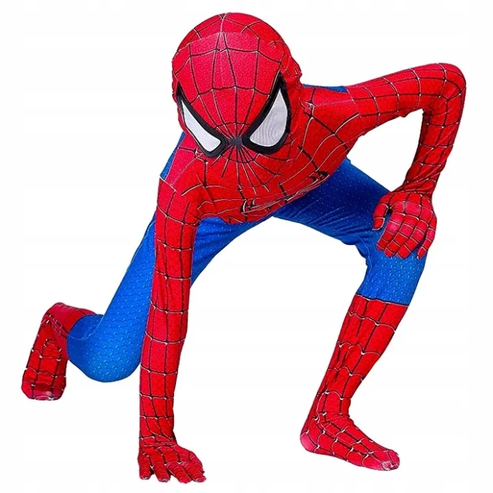 STRÓJ SPIDERMAN KOSTIUM PRZEBRANIE PAJĄK STRÓJ KARNAWAŁOWY SPIDER