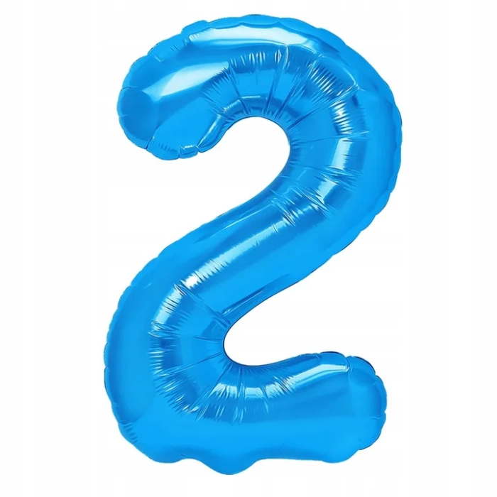 ZESTAW BALONÓW BLUEY BINGO PIESEK CYFRA 2