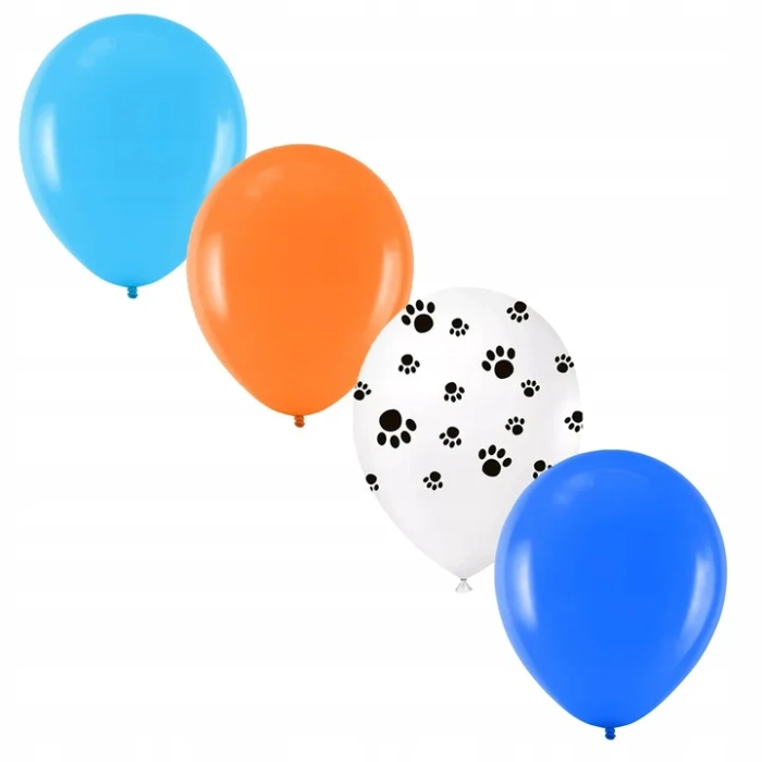 ZESTAW BALONÓW BLUEY BINGO PIESEK CYFRA 1