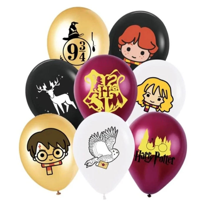 ZESTAW BALONÓW HARRY POTTER BALON CYFRA 6
