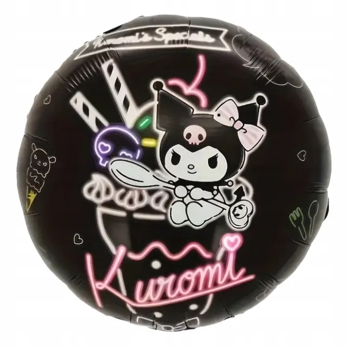 ZESTAW BALONÓW KUROMI SANRIO MY MELODY BALON CYFRA 6
