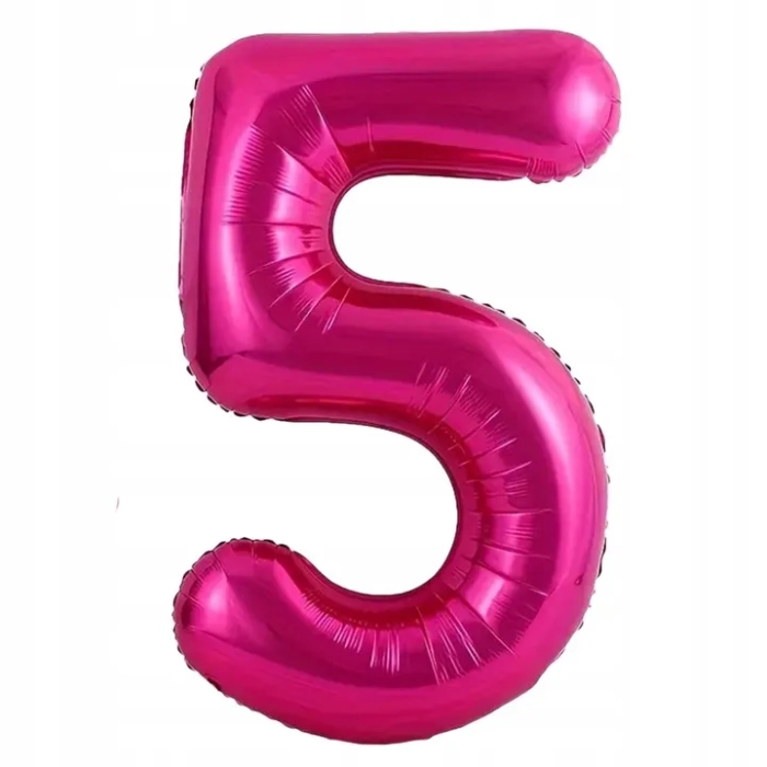 ZESTAW BALONÓW LALKA BARBIE BALON CYFRA 5