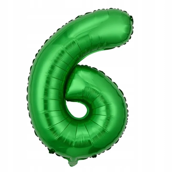 ZESTAW BALONÓW MINECRAFT BALON CYFRA 6