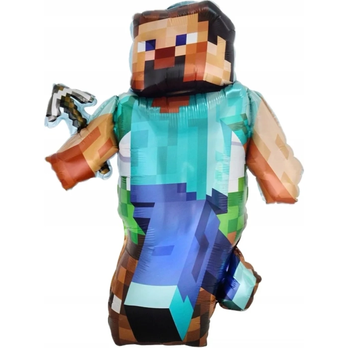 ZESTAW BALONÓW MINECRAFT BALON CYFRA 9
