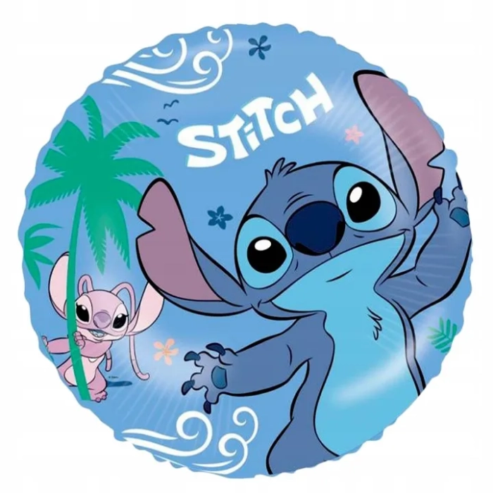 ZESTAW BALONÓW CZWARTE URODZINY STITCH BALON CYFRA 5