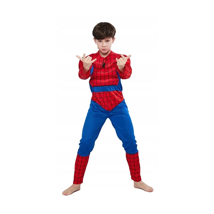 SPIDERMAN STRÓJ KARNAWAŁOWY DLA CHŁOPCA NA BAL PRZEBIERAŃCÓW