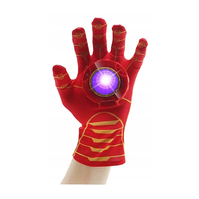 IRON MAN STRÓJ MASKA RĘKAWICA LASER TARCZA MIECZ