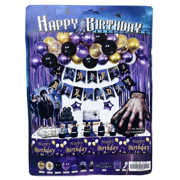 WEDNESDAY GIRLANDA BALONOWA ZESTAW BALONY NA URODZINY