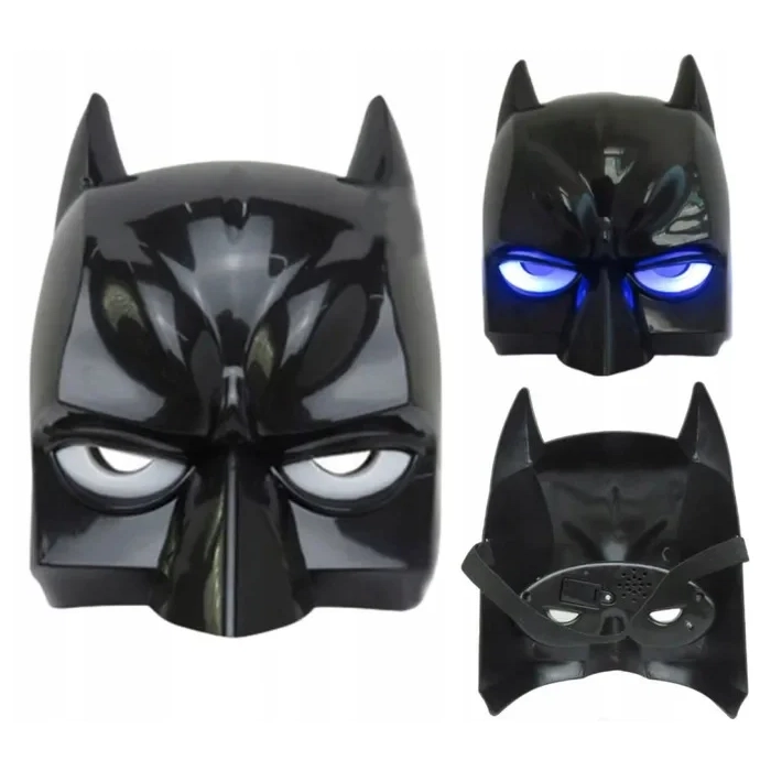 BATMAN STRÓJ PRZEBRANIE MASKA ŚWIECI RĘKAWICA WYRZUTNIA FIGURKA 5W1