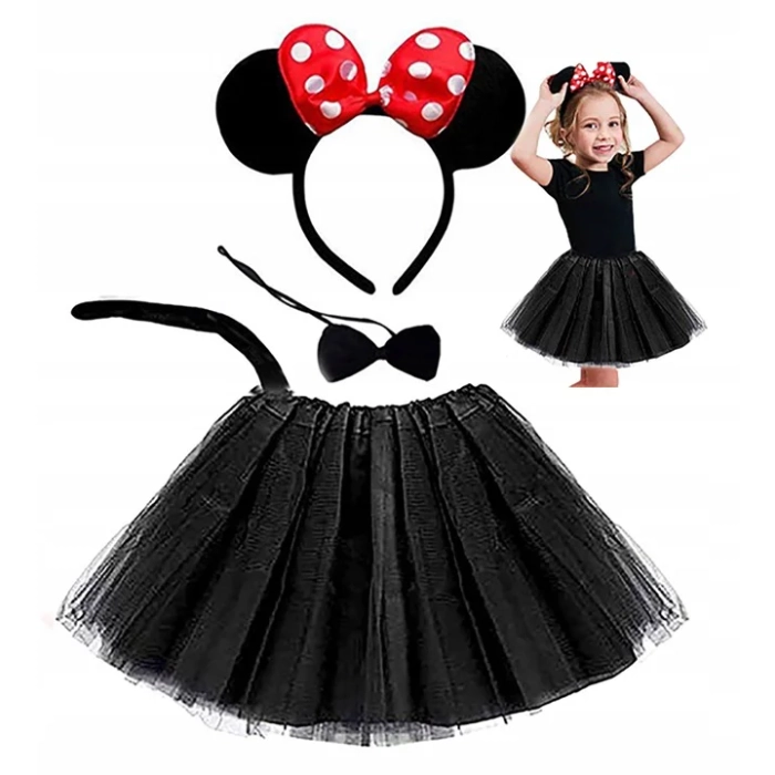 MYSZKA MINNIE STRÓJ PRZEBRANIE ZESTAW TUTU