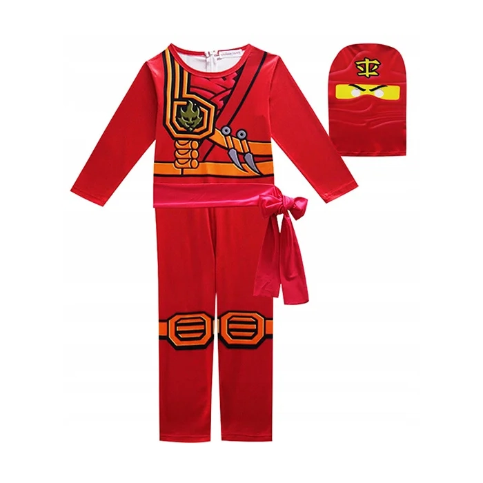 NINJA STRÓJ PRZEBRANIE MASKA NINJAGO KAI