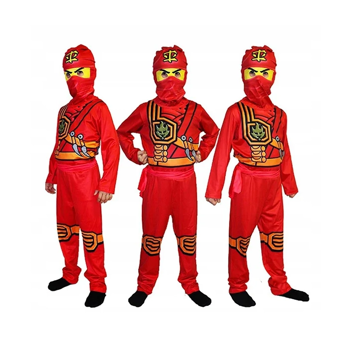 NINJA STRÓJ PRZEBRANIE MASKA NINJAGO KAI