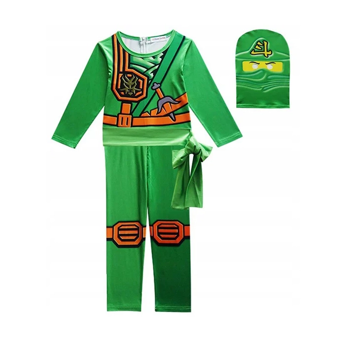 NINJA STRÓJ PRZEBRANIE MASKA NINJAGO LLOYD