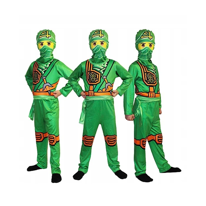 NINJA STRÓJ PRZEBRANIE MASKA NINJAGO LLOYD