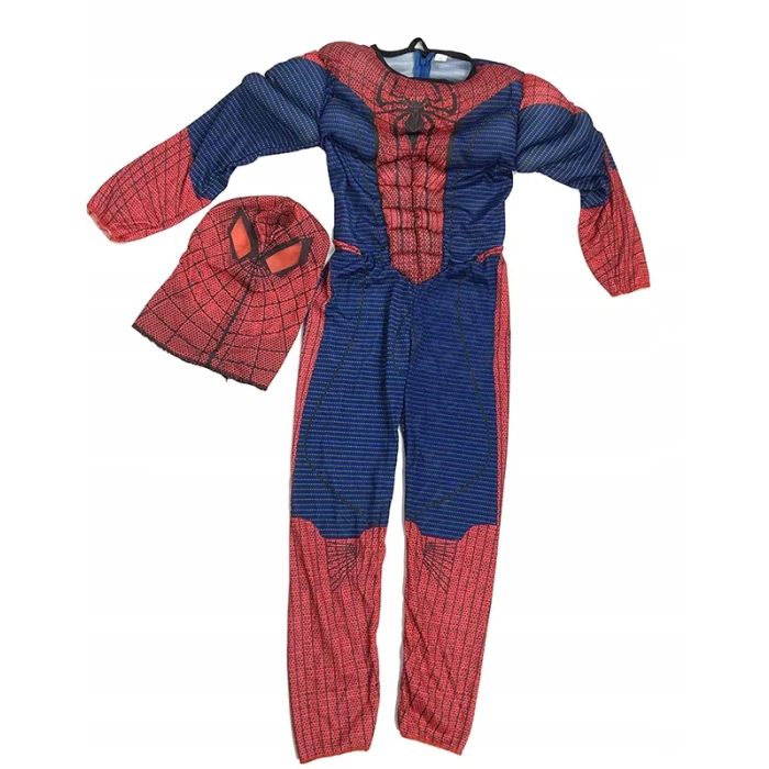 SPIDERMAN STRÓJ KOSTIUM MIĘŚNIE RĘKAWICA