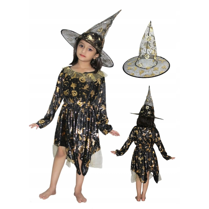 STRÓJ CZAROWNICA WIEDŹMA HALLOWEEN